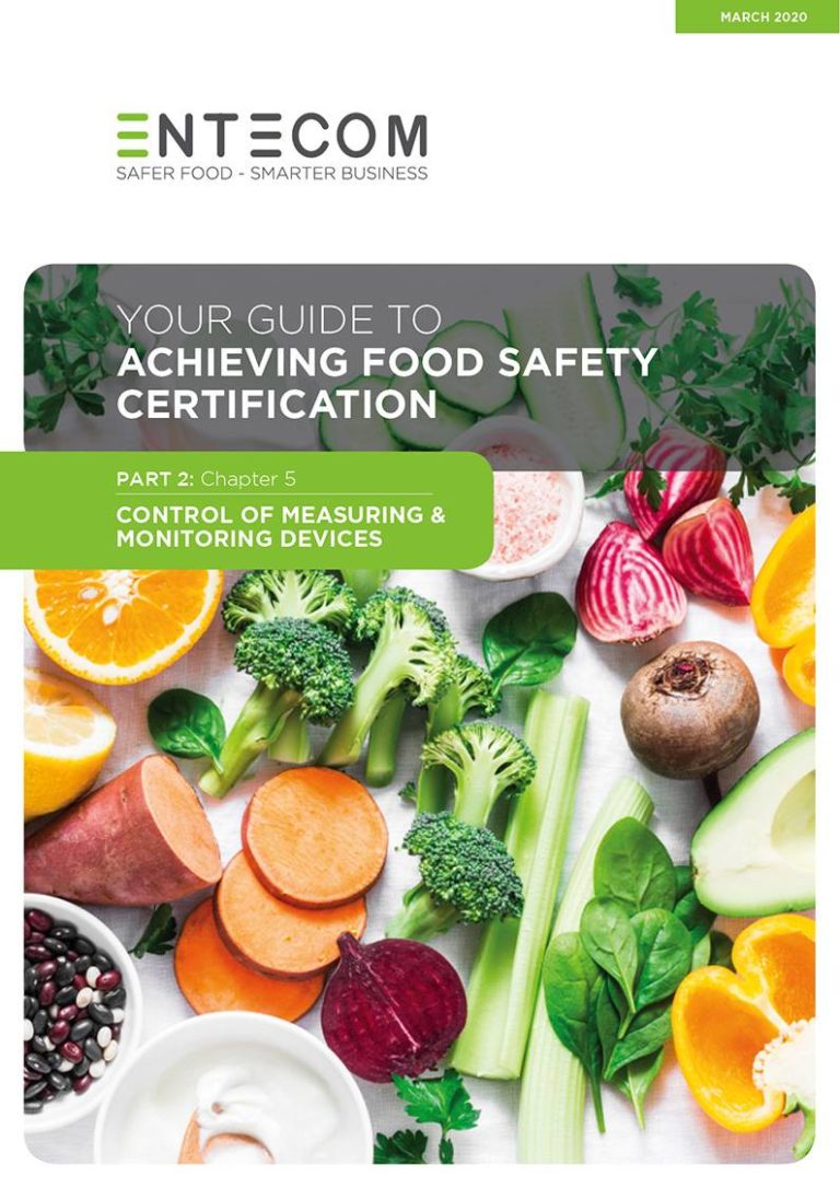 2.5. Control of Measuring and Monitoring Devices – Chapter 5