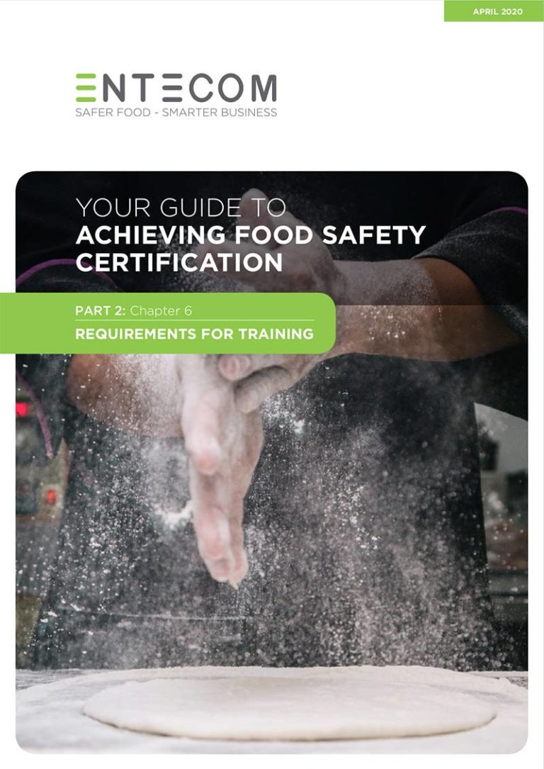 2.6. Requirements for Food Safety Training – Chapter 6