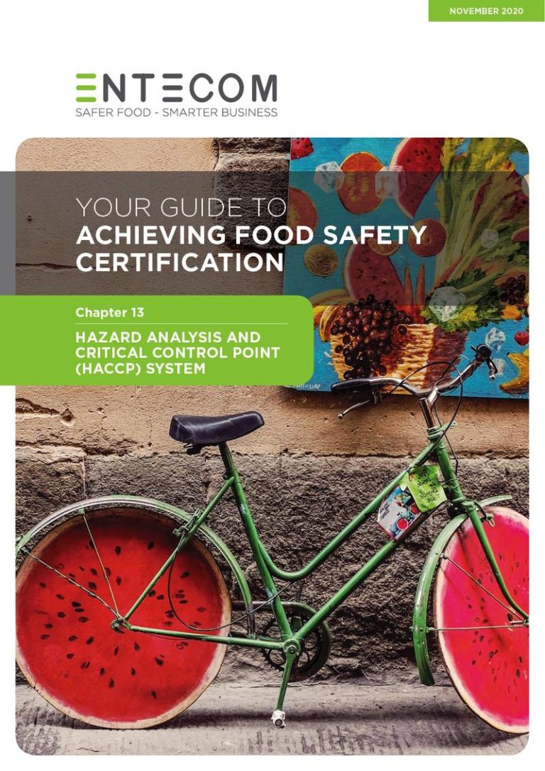 2.13 Hazard Analysis and Critical Control Point (HACCP) System – Chapter 13