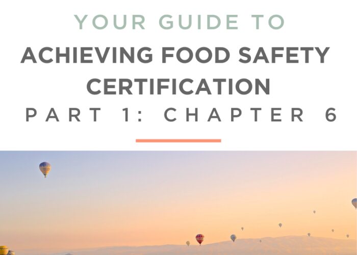 1.6. Cleaning and Sanitation, Product Contamination Control, Pest Control – Chapter 6