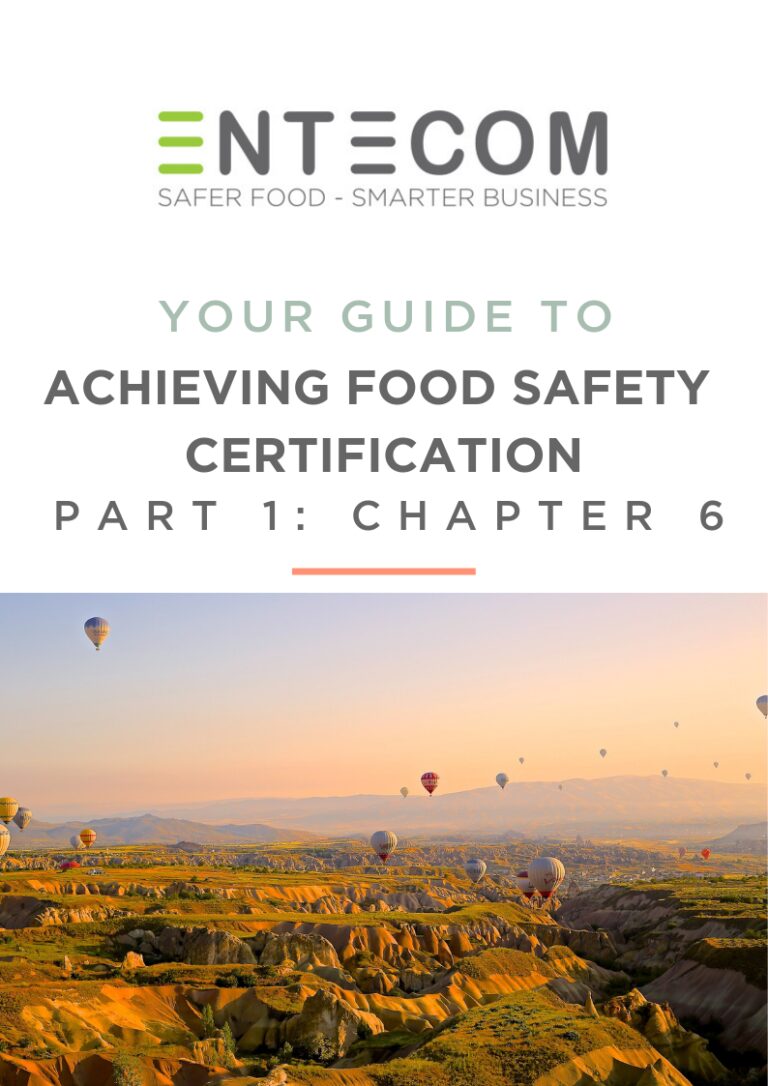 1.6. Cleaning and Sanitation, Product Contamination Control, Pest Control – Chapter 6