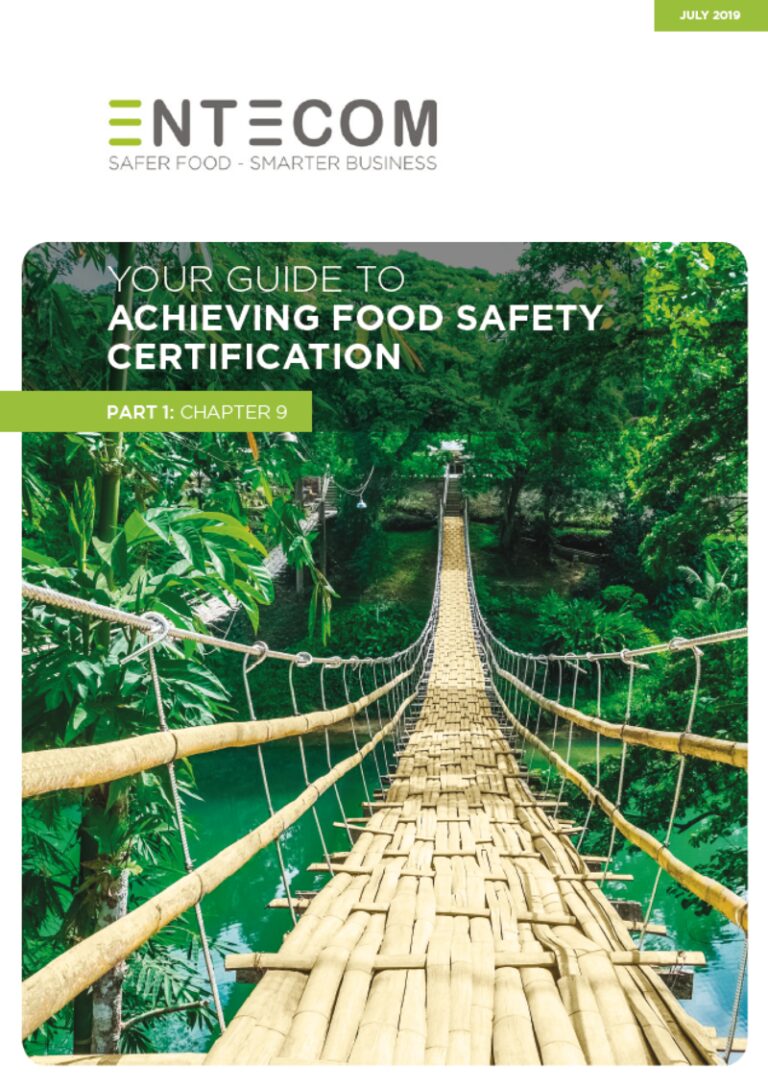 1.9. Basic HACCP Requirements – Chapter 9