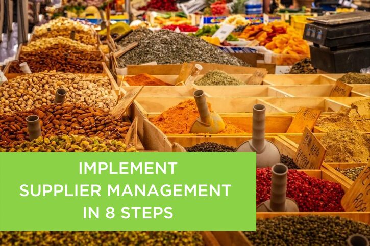 Supplier Management in 8 Steps