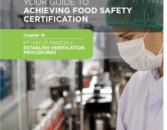 2.18. 6th HACCP Principle – Establish Verification Procedures – Chapter 18