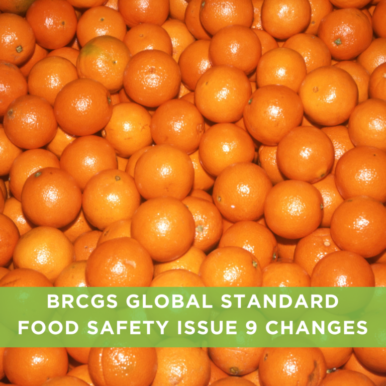 BRCGS Global Food Safety Standard Issue 9 – Changes