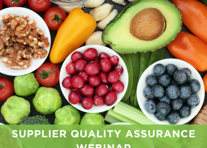 Supplier Quality Assurance webinar