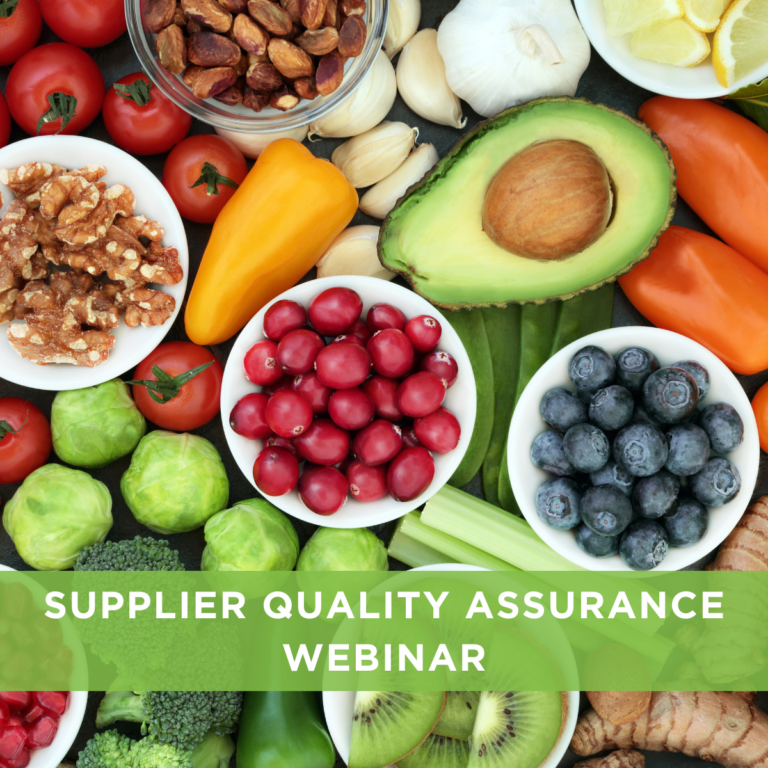 Supplier Quality Assurance webinar